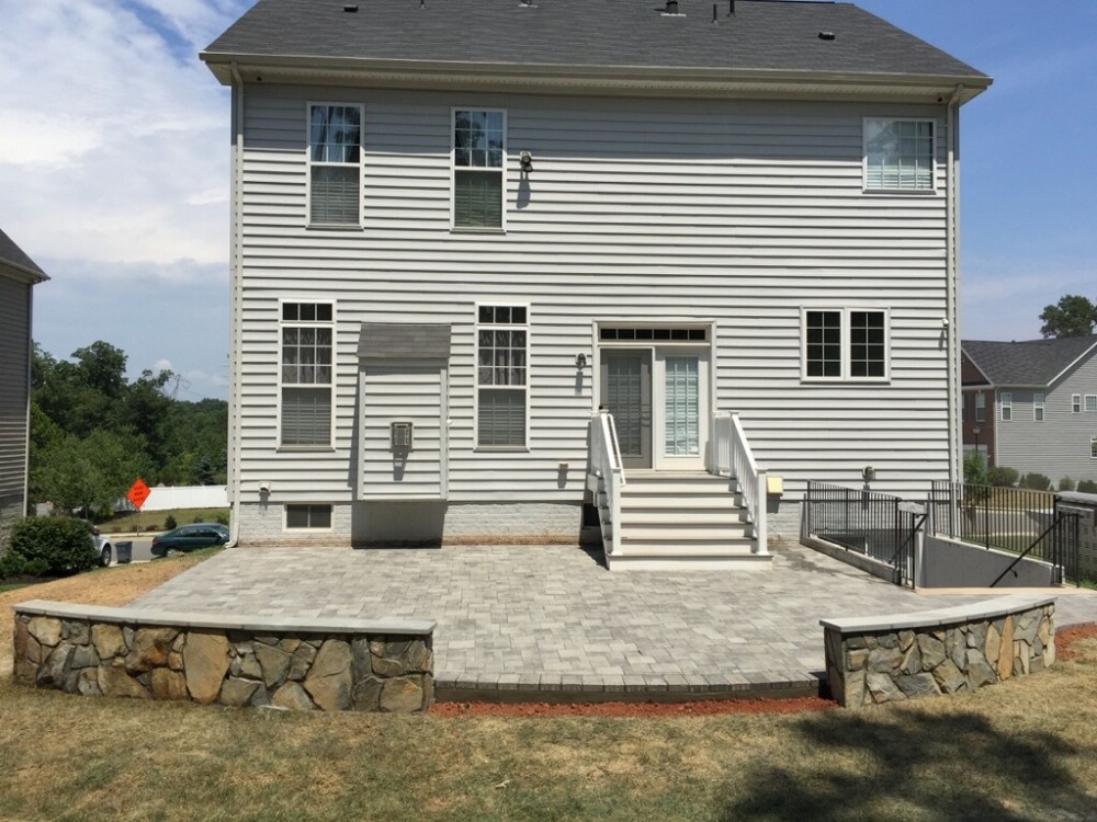 Photo By American Exteriors & Masonry. Paver Patio And Deck In Leesburg, VA