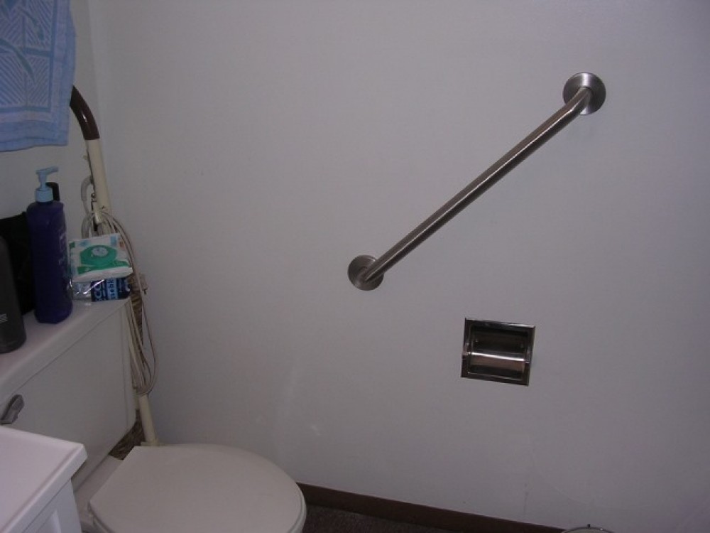 Photo By The Best Home Guys. Grab Bar Installs