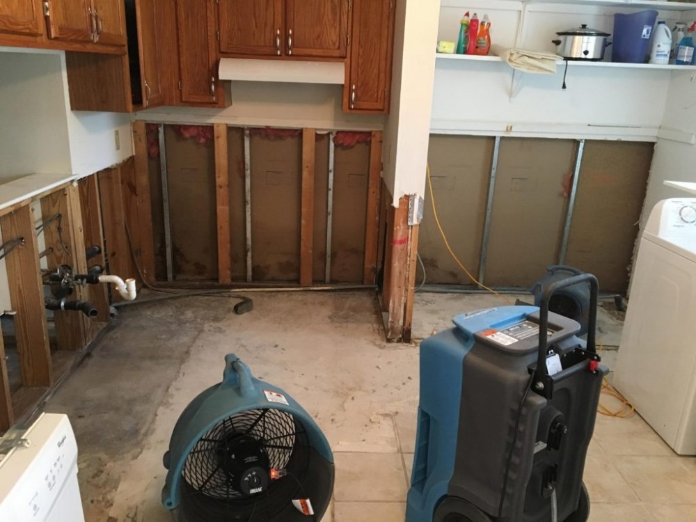 Photo By Carolina Water Damage Restoration. Condensate Drain Backup In Raleigh, NC