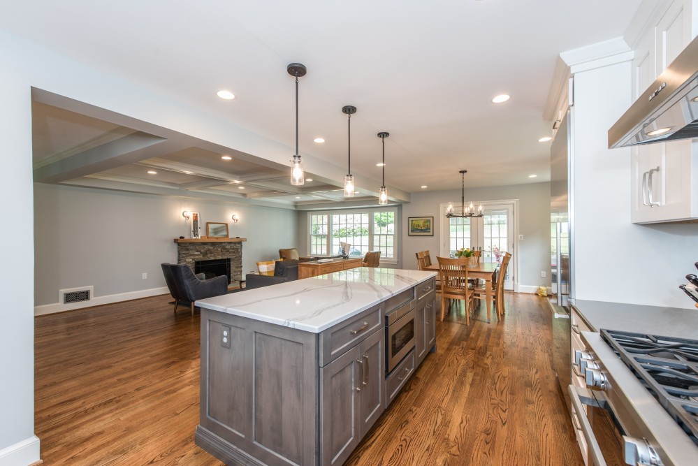 Photo By Finecraft Contractors, Inc. (Prospects). Kensington, MD Open Kitchen & Eclectic Bathroom