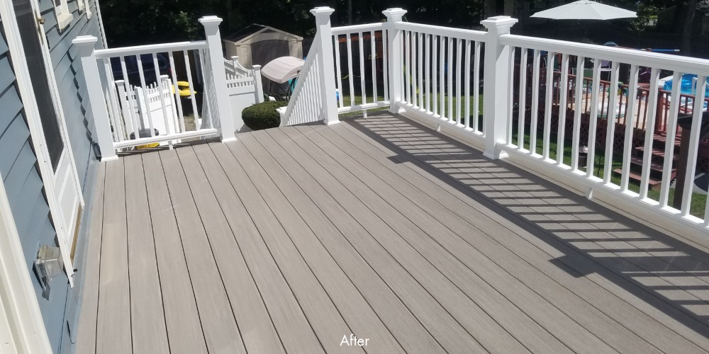 Photo By Beantown Home Improvements. New Vinyl Siding & Azek Deck