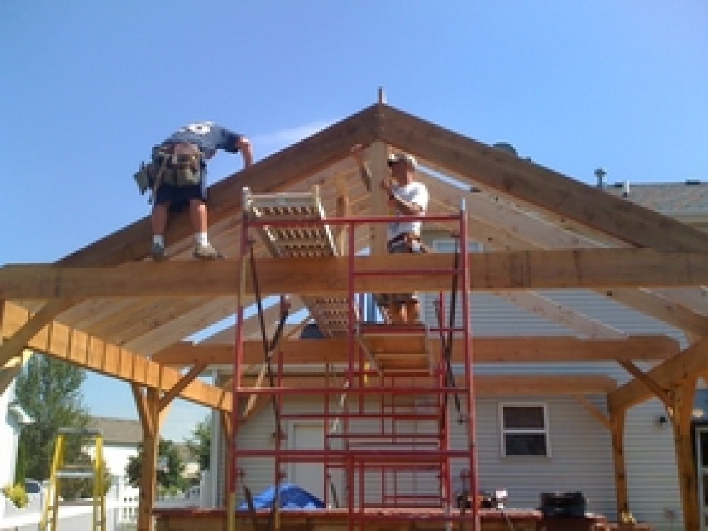 Photo By Dean Hambry Carpentry. Custom Designed And Built Outdoor Room