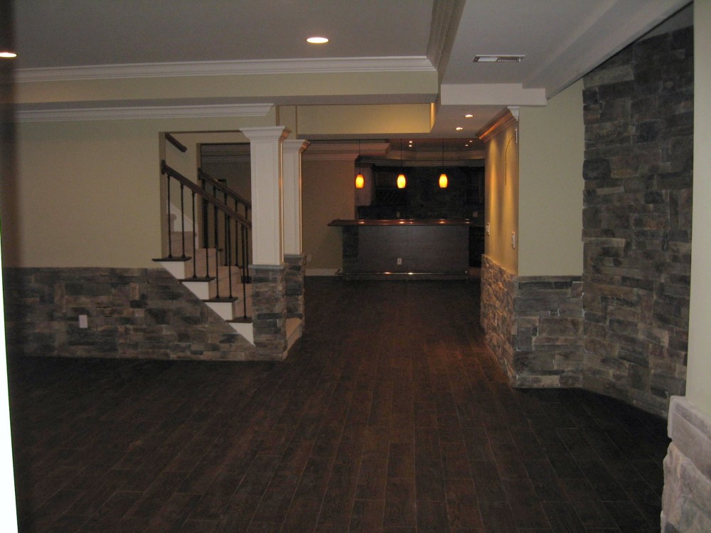Photo By Designing Home Inc.. Basement