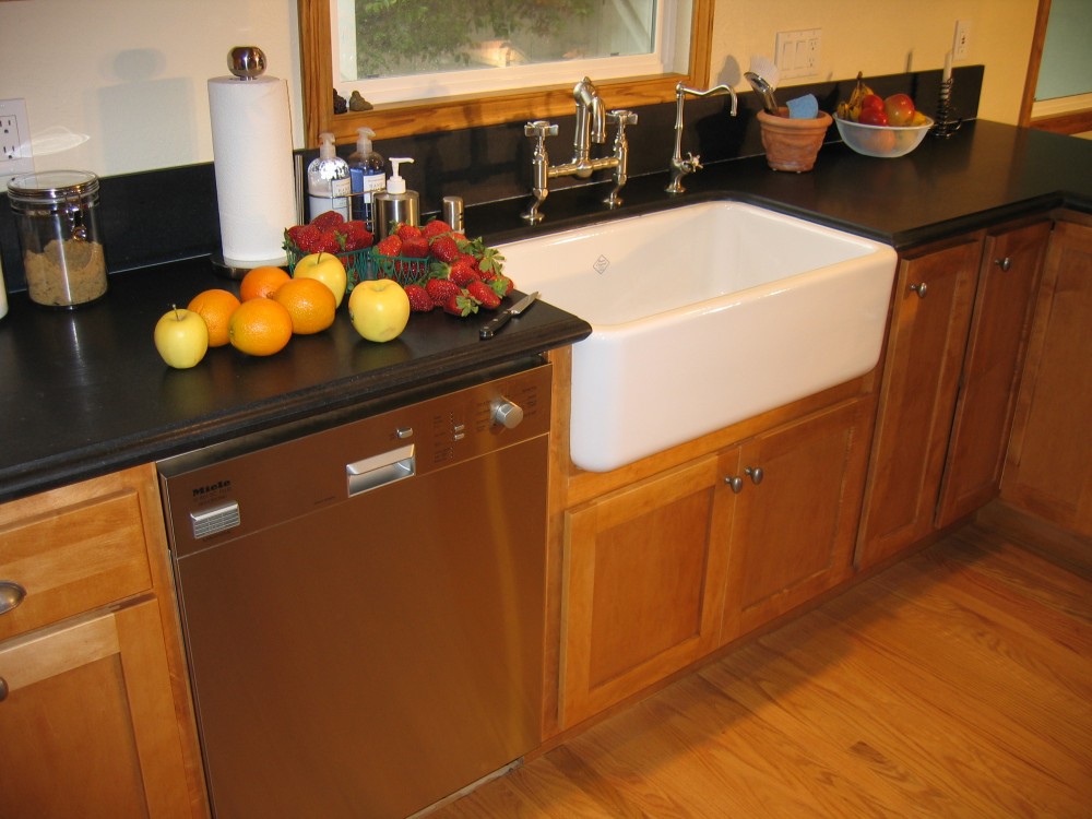 Photo By The Kitchen Crafter. Kitchen With Farm-house Sink