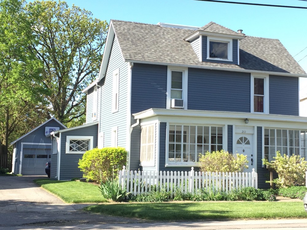 Photo By Ohio Exteriors. Alside Odyssey 4" Dbl Siding In Harbor Blue