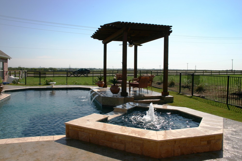 Photo By Gold Medal Pools & Outdoor Living. Spas