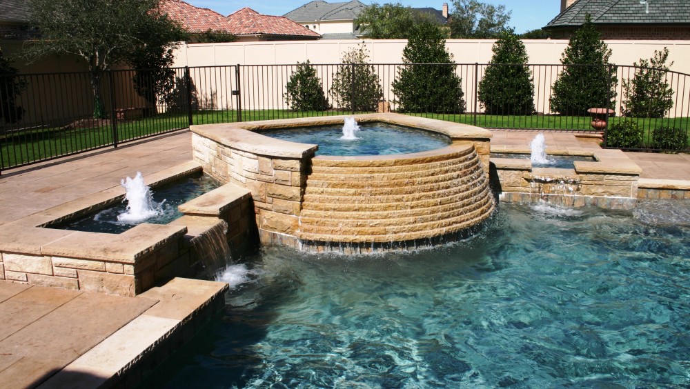 Photo By Gold Medal Pools & Outdoor Living. Spas