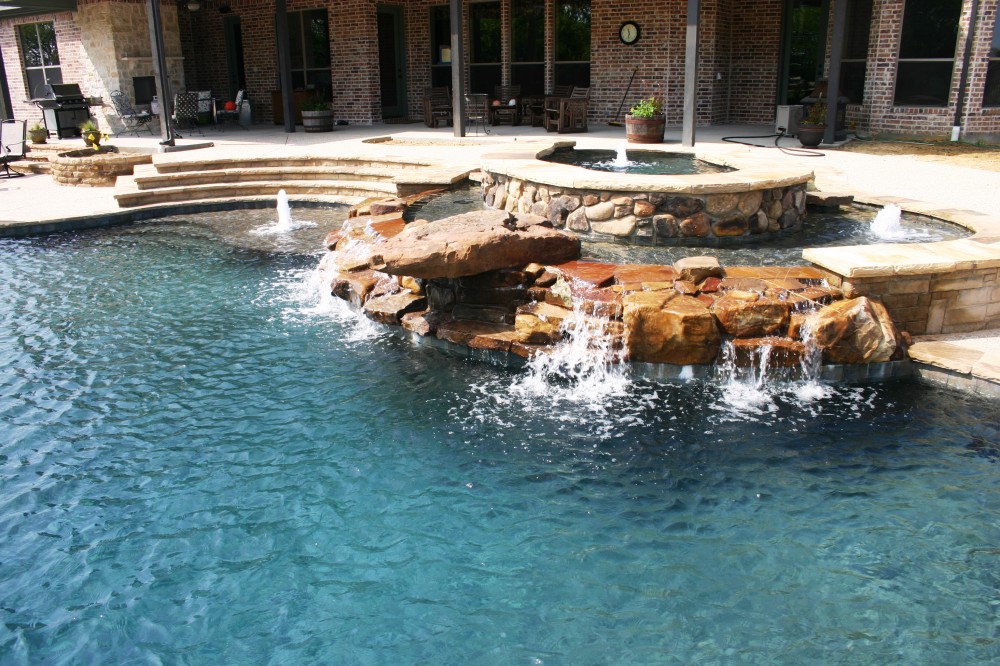 Photo By Gold Medal Pools & Outdoor Living. Spas