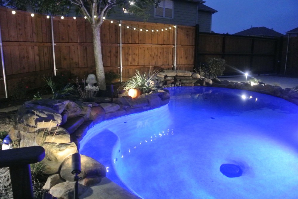 Photo By Gold Medal Pools & Outdoor Living. Pool Lights