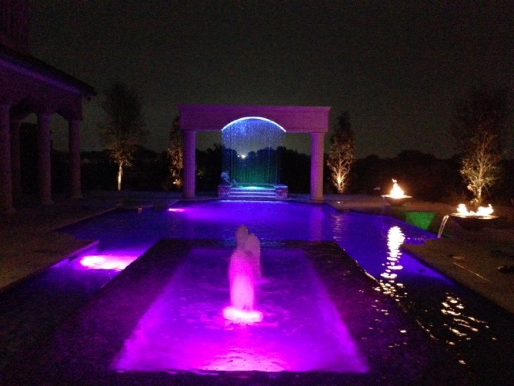 Photo By Gold Medal Pools & Outdoor Living. Pool Lights