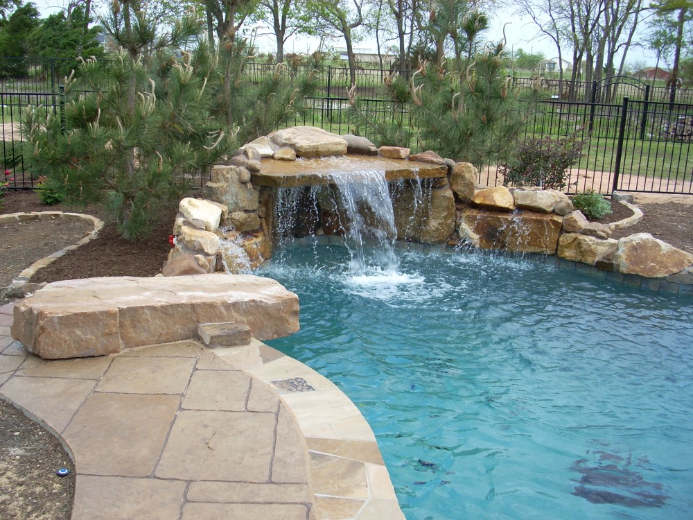 Photo By Gold Medal Pools & Outdoor Living. Water Features