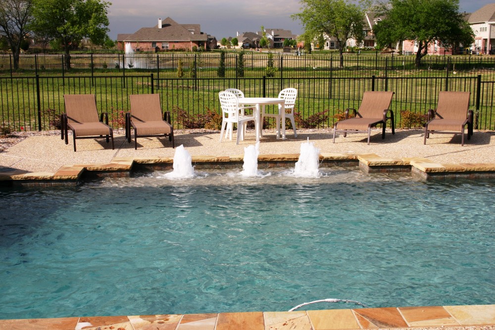 Photo By Gold Medal Pools & Outdoor Living. Water Features