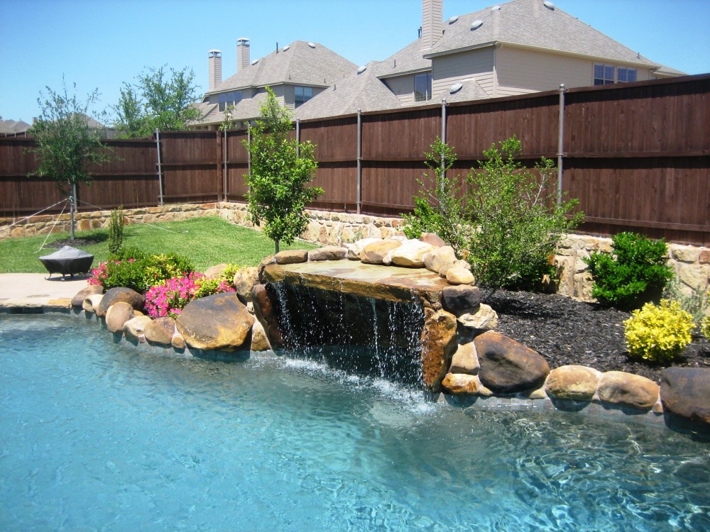 Photo By Gold Medal Pools & Outdoor Living. Water Features