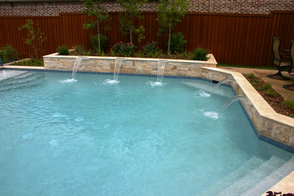 Photo By Gold Medal Pools & Outdoor Living. Water Features