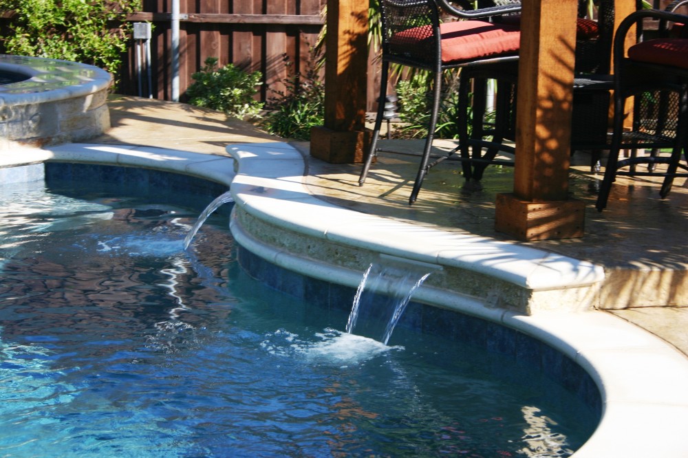 Photo By Gold Medal Pools & Outdoor Living. Water Features