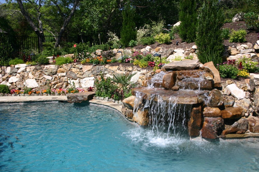 Photo By Gold Medal Pools & Outdoor Living. Water Features