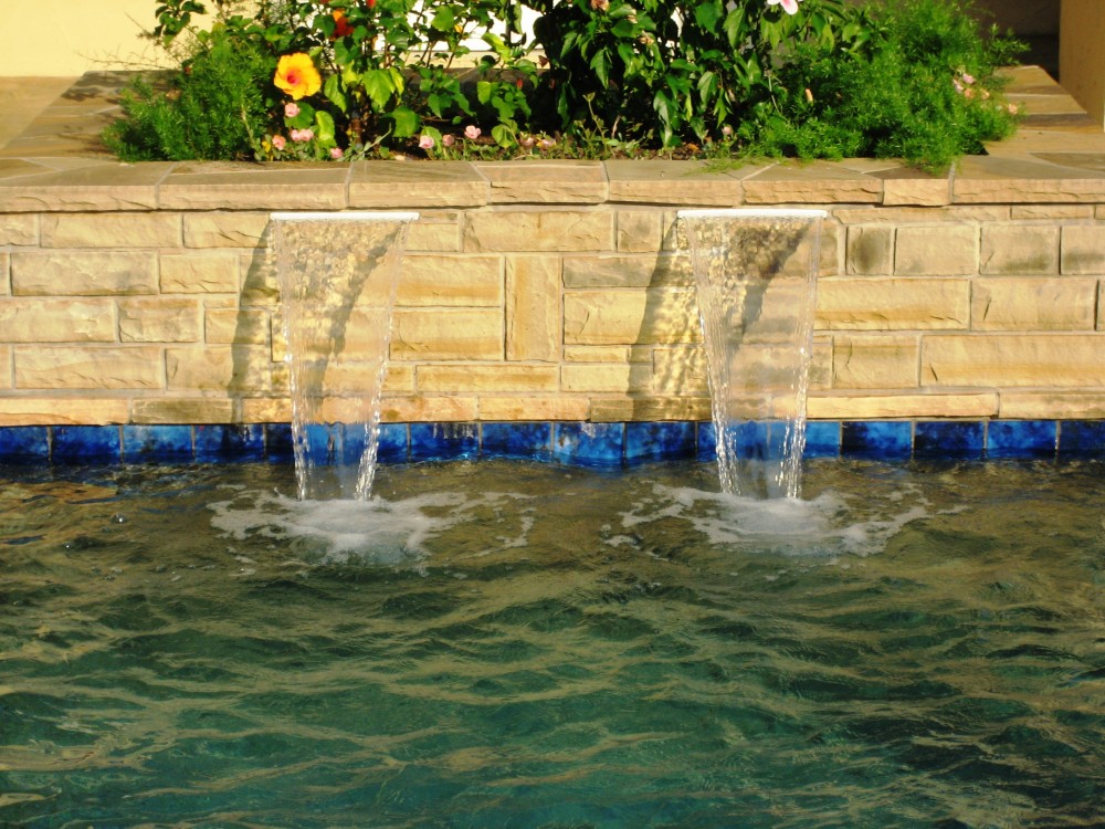 Photo By Gold Medal Pools & Outdoor Living. Water Features