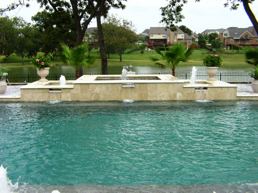 Photo By Gold Medal Pools & Outdoor Living. Water Features