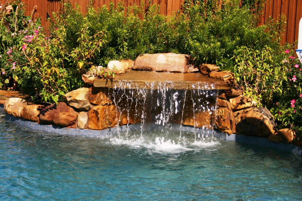 Photo By Gold Medal Pools & Outdoor Living. Water Features