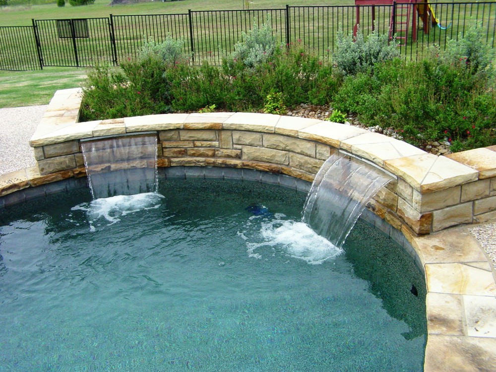 Photo By Gold Medal Pools & Outdoor Living. Water Features