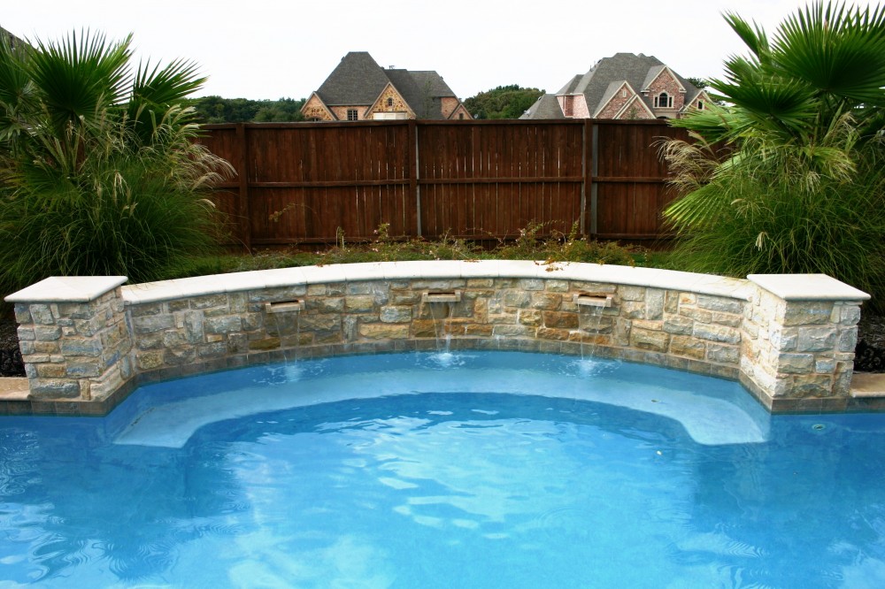 Photo By Gold Medal Pools & Outdoor Living. Water Features