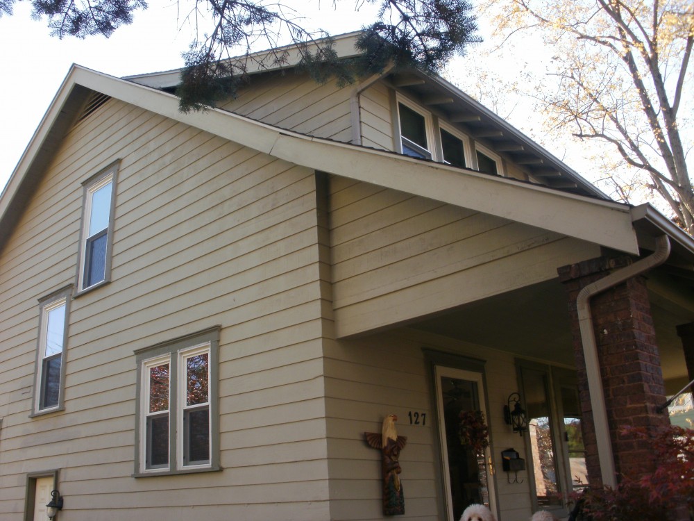 Photo By Ohio Exteriors. Stone, Shake, Siding, Windows ... The Works!