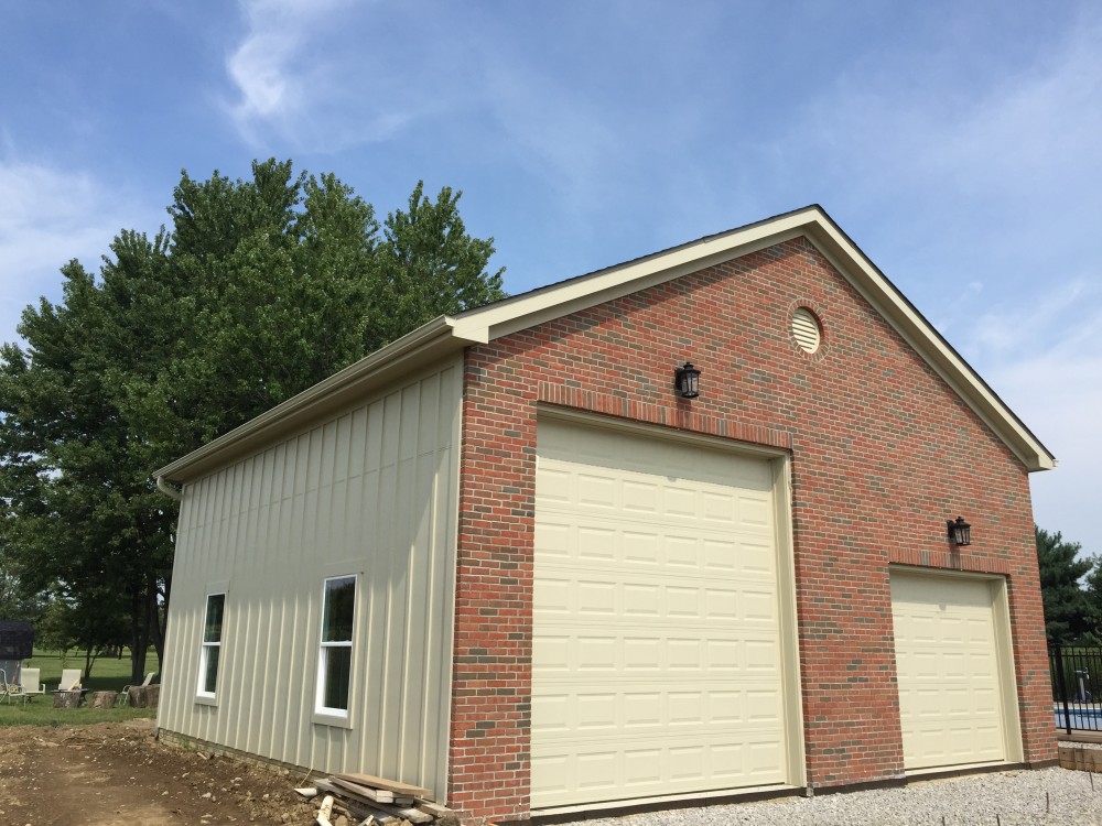 Photo By Ohio Exteriors. Detached Garage For RV And Auto