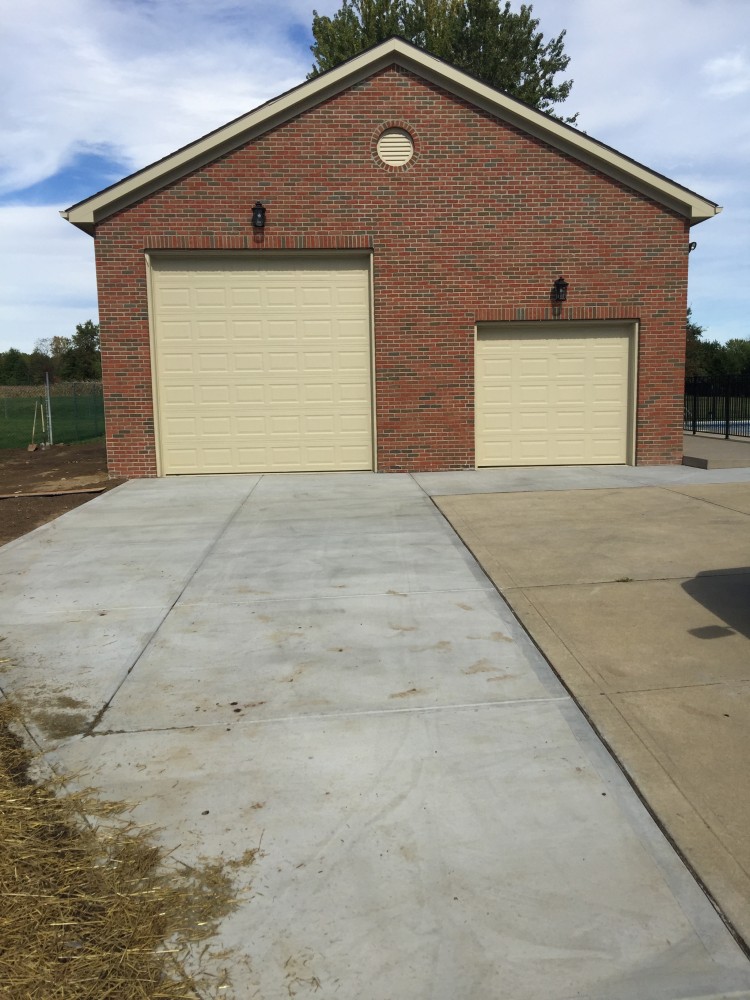 Photo By Ohio Exteriors. Detached Garage For RV And Auto