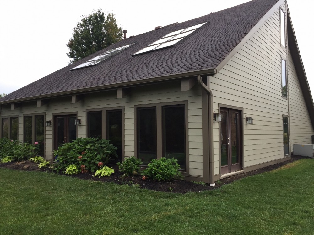 Photo By Ohio Exteriors. Westerville James Hardie Makeover