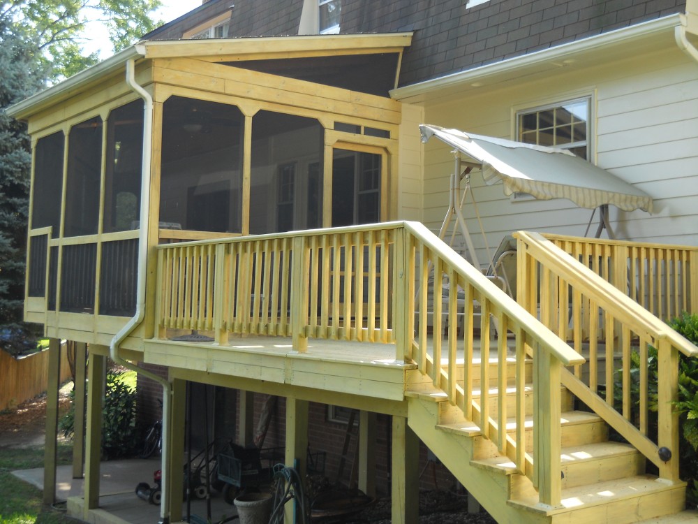 Photo By Closet Prep & Paint. Deck Staining