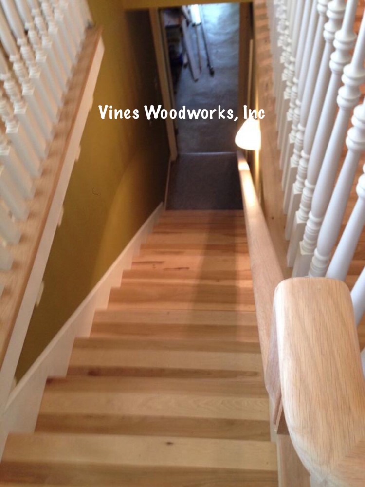 Photo By Vines Woodworks, Inc.. Custom Stairs