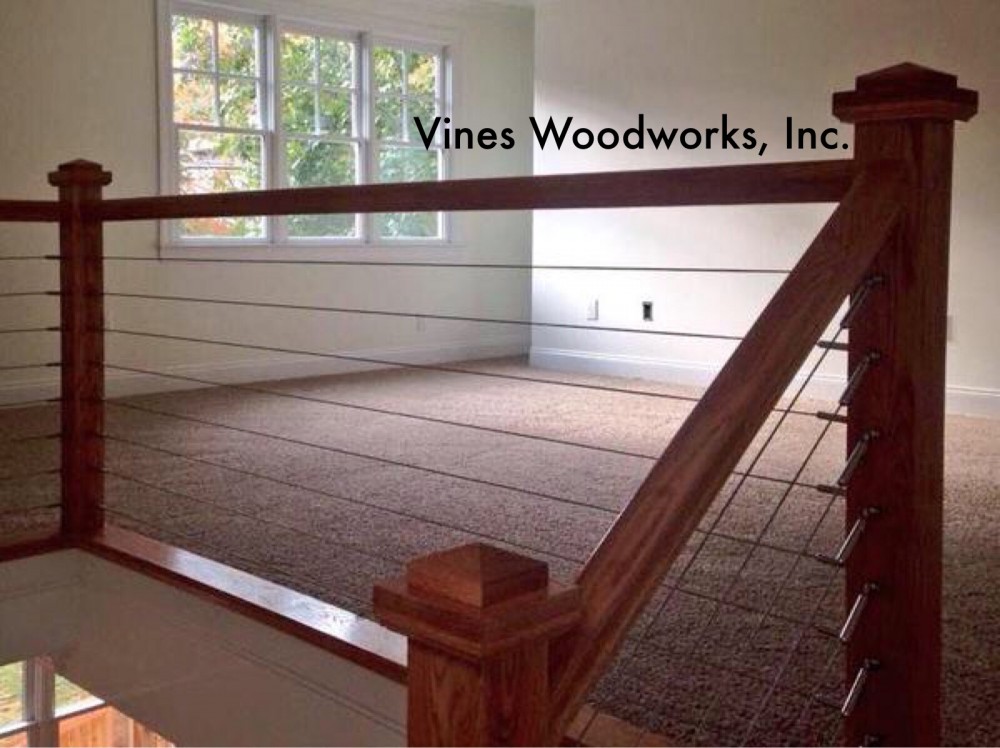 Photo By Vines Woodworks, Inc.. Custom Stairs