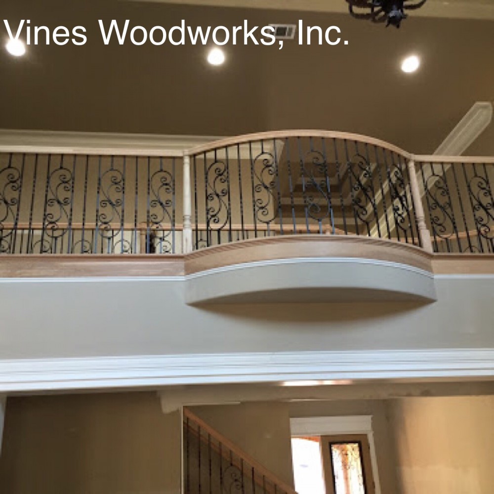 Photo By Vines Woodworks, Inc.. Custom Stairs