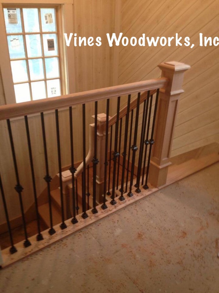 Photo By Vines Woodworks, Inc.. Custom Stairs