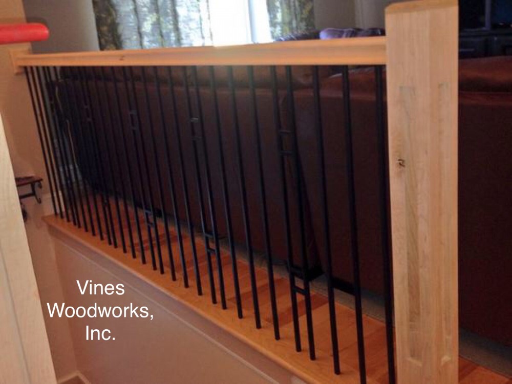 Photo By Vines Woodworks, Inc.. Custom Stairs